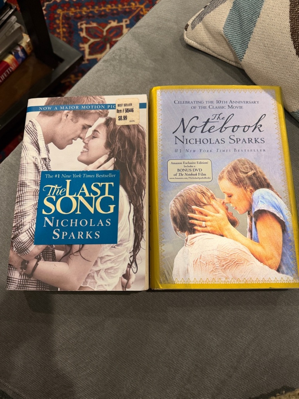 Nicholas Sparks Books - The Last Song & The Notebook (DVD included)